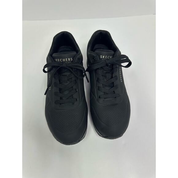 Skechers Women’s Uno - Stand on Air Sneakers, Black, Size 9 - Picture 10 of 10
